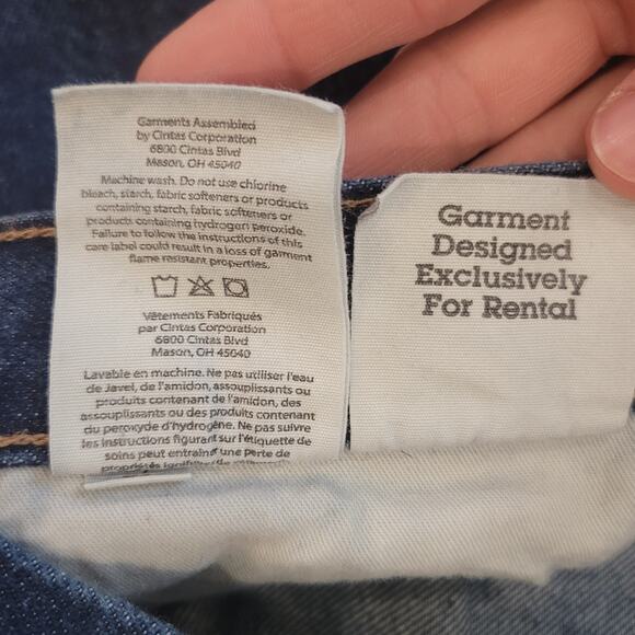 Carhartt FR Jeans Cat 2 Mens 44x30 Flame Resistant Signature Denim Workwear - Picture 11 of 12